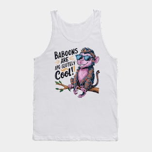 Stylish Baboon: Baboons are ape-solutely cool Tank Top